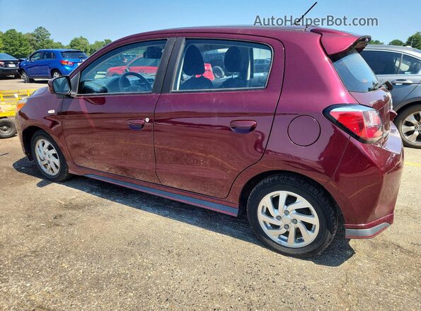 ML32AUHJXMH004111 2021 MITSUBISHI MIRAGE Maroon Tył lewy
