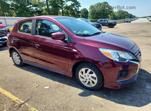 ML32AUHJXMH004111 2021 MITSUBISHI MIRAGE Maroon Przód prawy