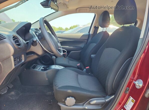 ML32AUHJXMH004111 2021 MITSUBISHI MIRAGE Maroon Widok wnętrza z przodu