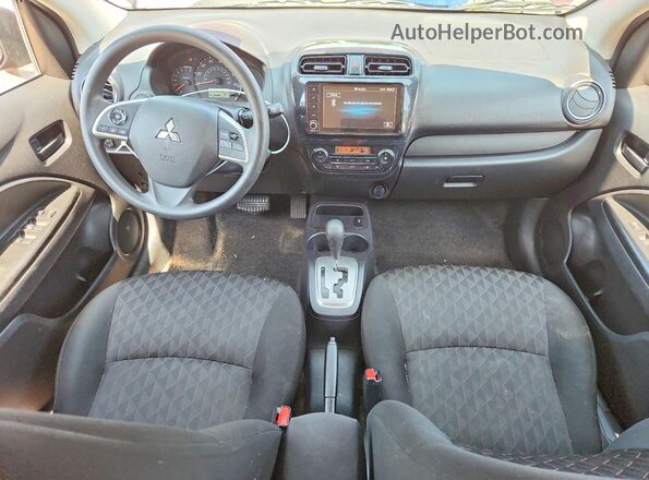 ML32AUHJXMH004111 2021 MITSUBISHI MIRAGE Maroon Widok deski rozdzielczej