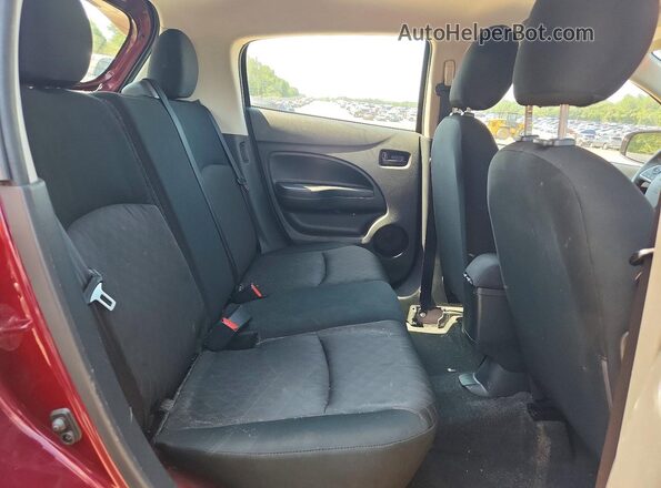 ML32AUHJXMH004111 2021 MITSUBISHI MIRAGE Maroon Widok tylnych siedzeń