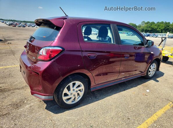ML32AUHJXMH004111 2021 MITSUBISHI MIRAGE Maroon Tył prawy