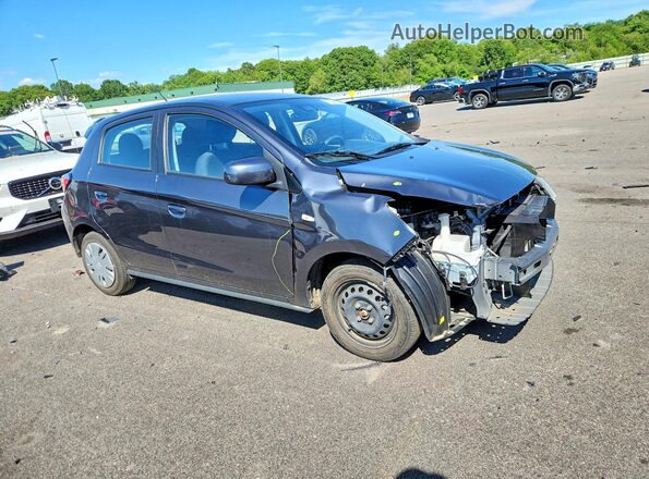ML32AUHJXRH028836 2024 MITSUBISHI MIRAGE Gray წინა მარჯვენა