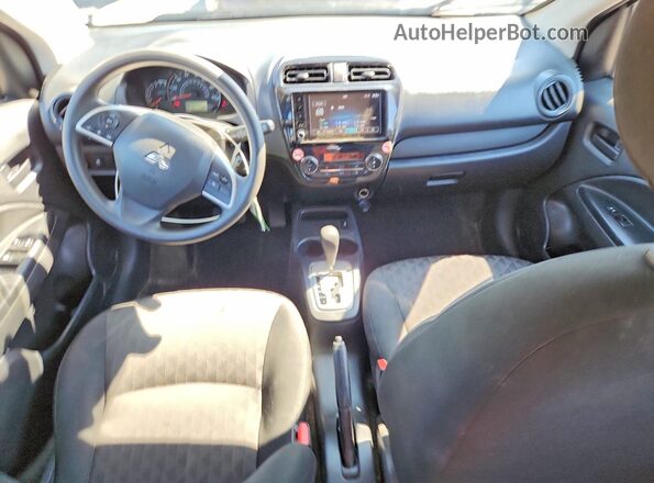ML32AUHJXRH028836 2024 MITSUBISHI MIRAGE Gray წინა პანელის ხედი
