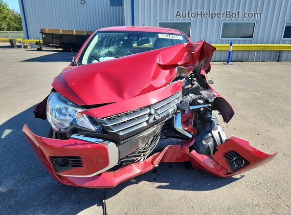 ML32AUHJXRH034040 2024 MITSUBISHI MIRAGE Red Vista de la etiqueta del VIN