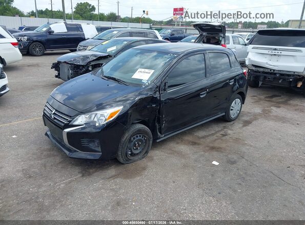 ML32AUHJXRH035317 2024 MITSUBISHI MIRAGE Черный Передняя левая четверть