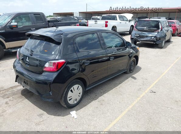ML32AUHJXRH035317 2024 MITSUBISHI MIRAGE Черный Задняя правая четверть