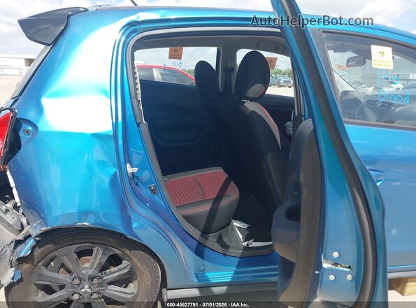 ML32AWHJ2NH005685 2022 MITSUBISHI MIRAGE Blue VIN კოდის სტიკერის ხედი