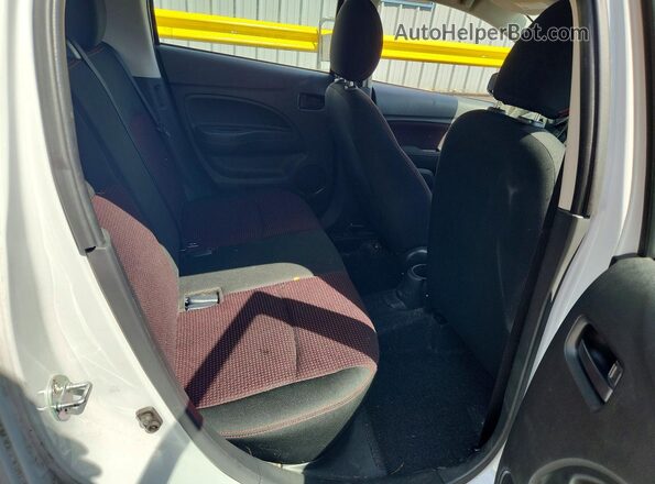ML32AWHJXNH005594 2022 MITSUBISHI MIRAGE White უკანა სავარძლების ხედი