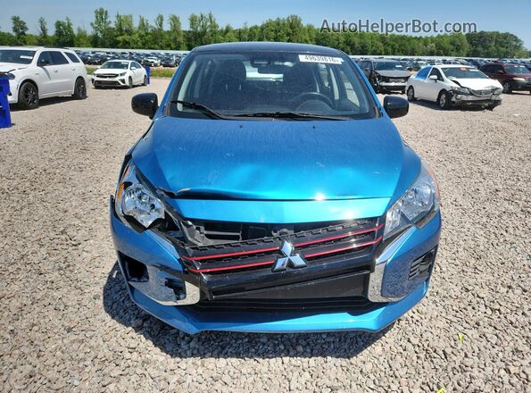 ML32AWHJXPH006439 2023 MITSUBISHI MIRAGE Blue Вид спереду