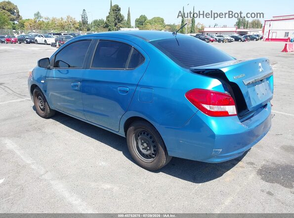 ML32F3FJ0HHF10313 2017 MITSUBISHI MIRAGE G4 Blue Tył lewy