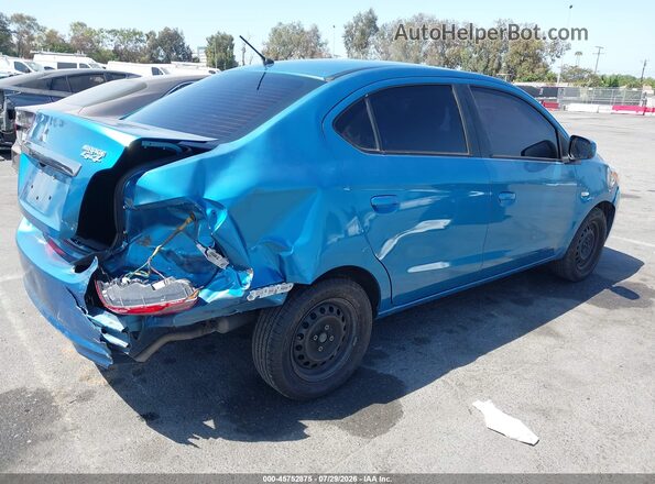 ML32F3FJ0HHF10313 2017 MITSUBISHI MIRAGE G4 Blue Tył prawy