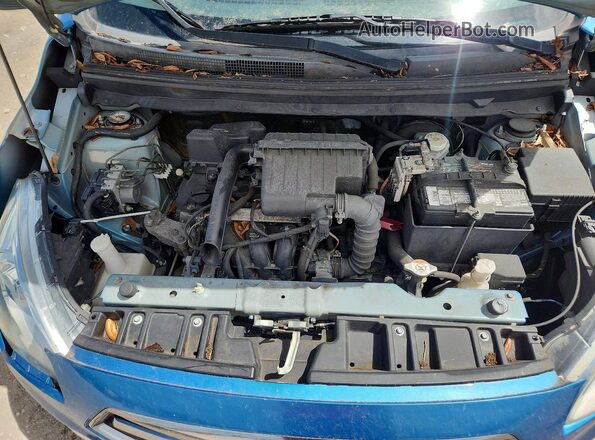 ML32F3FJ0JHF13170 2018 MITSUBISHI MIRAGE Blue Widok wnętrza z tyłu