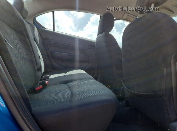 ML32F3FJ0JHF13170 2018 MITSUBISHI MIRAGE Blue Widok tylnych siedzeń