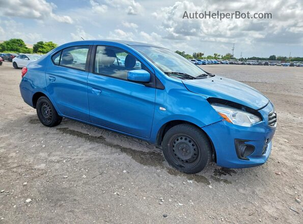 ML32F3FJ0JHF13170 2018 MITSUBISHI MIRAGE Blue Przód prawy