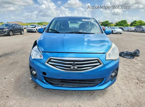 ML32F3FJ0JHF13170 2018 MITSUBISHI MIRAGE Blue Widok z przodu