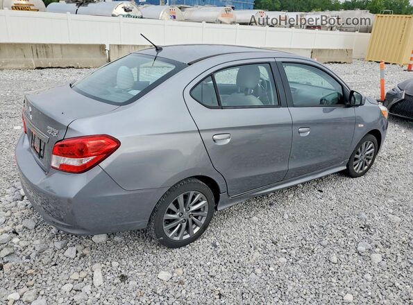 ML32F3FJ0KHF07807 2019 MITSUBISHI MIRAGE Silver Tył prawy