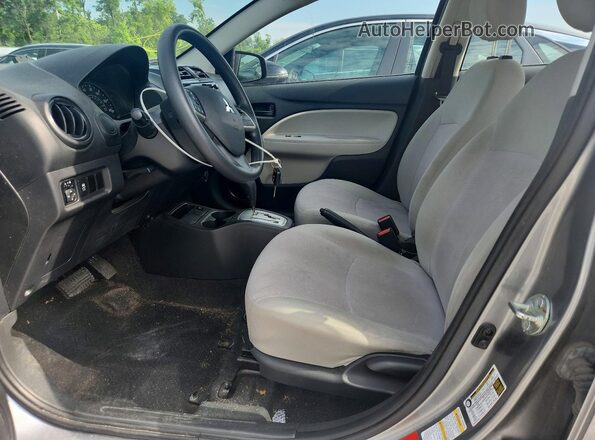 ML32F3FJ0KHF07807 2019 MITSUBISHI MIRAGE Silver Widok wnętrza z przodu