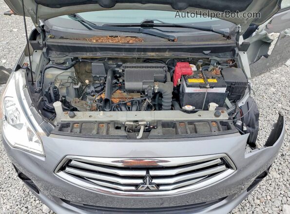 ML32F3FJ0KHF07807 2019 MITSUBISHI MIRAGE Silver Widok wnętrza z tyłu