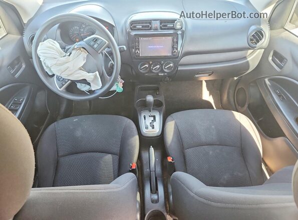 ML32F3FJ0KHF13851 2019 MITSUBISHI MIRAGE White Առջևի վահանակի տեսք