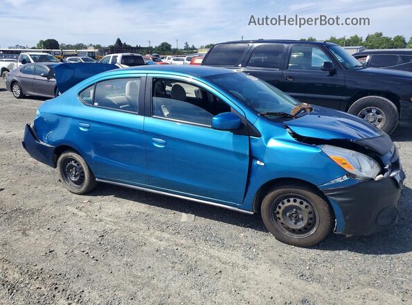 ML32F3FJ0LHF00826 2020 MITSUBISHI MIRAGE Синий Передняя правая четверть