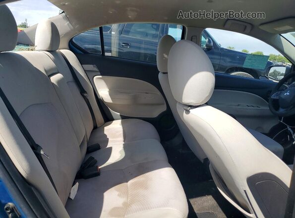 ML32F3FJ0LHF00826 2020 MITSUBISHI MIRAGE Синий Вид задних сидений