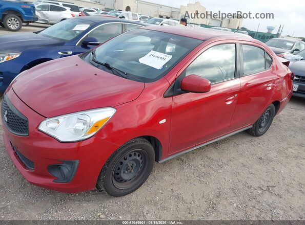 ML32F3FJ0LHF02706 2020 MITSUBISHI MIRAGE G4 Red Առջևի ձախ երեք քառորդ տեսարան