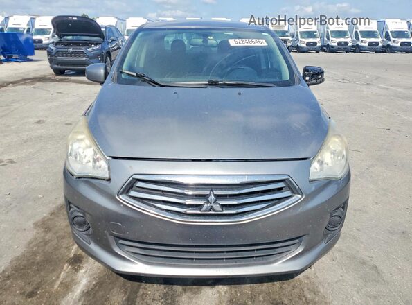 ML32F3FJ1HHF20137 2017 MITSUBISHI MIRAGE Gray Front view
