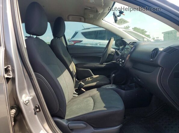 ML32F3FJ1HHF20137 2017 MITSUBISHI MIRAGE Gray Front interior view