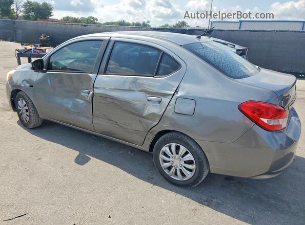 ML32F3FJ1HHF20137 2017 MITSUBISHI MIRAGE Gray Rear left