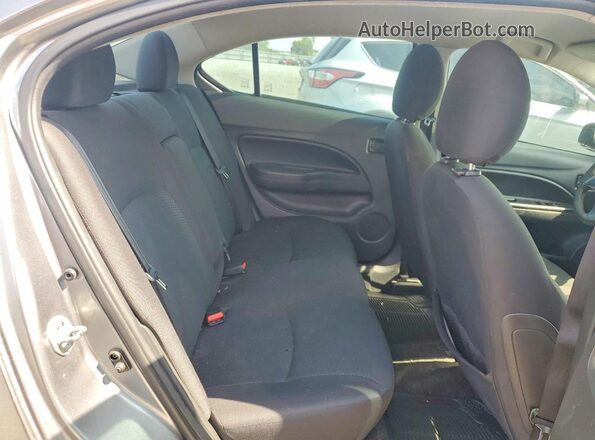 ML32F3FJ1HHF20137 2017 MITSUBISHI MIRAGE Gray Rear seats view