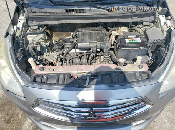 ML32F3FJ1HHF20137 2017 MITSUBISHI MIRAGE Gray Rear interior view