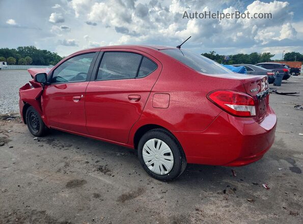 ML32F3FJ1JHF06146 2018 MITSUBISHI MIRAGE Burgundy Задня ліва чверть
