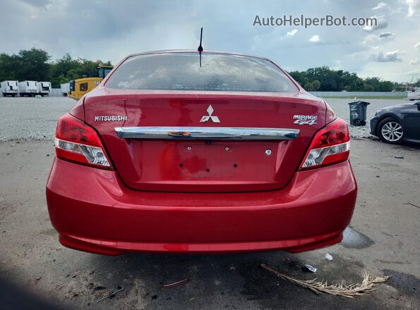ML32F3FJ1JHF06146 2018 MITSUBISHI MIRAGE Burgundy Вид ззаду