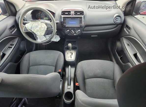 ML32F3FJ1JHF06146 2018 MITSUBISHI MIRAGE Burgundy Вид панелі приладів