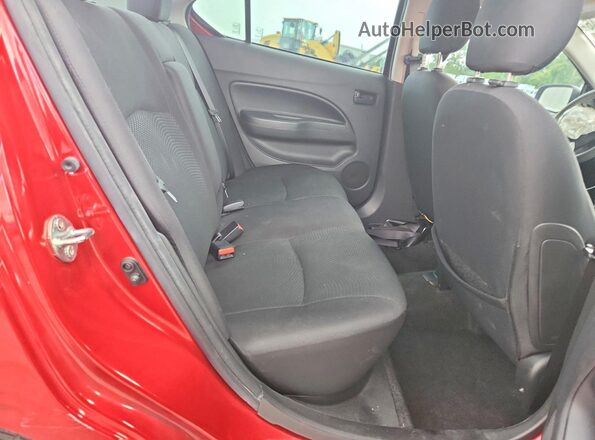 ML32F3FJ1JHF06146 2018 MITSUBISHI MIRAGE Burgundy Вид задніх сидінь