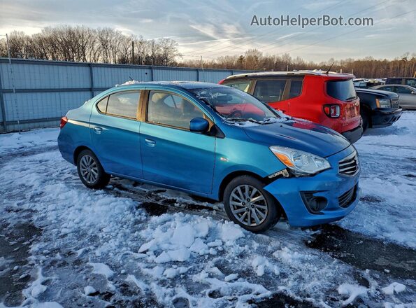ML32F3FJ1JHF07233 2018 MITSUBISHI MIRAGE Blue Առջևի աջ