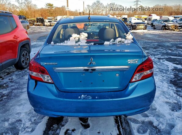 ML32F3FJ1JHF07233 2018 MITSUBISHI MIRAGE Blue Հետևի տեսք