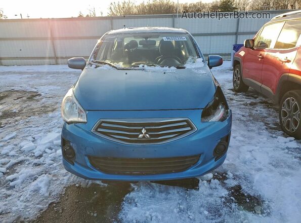 ML32F3FJ1JHF07233 2018 MITSUBISHI MIRAGE Blue Դիմացի տեսք