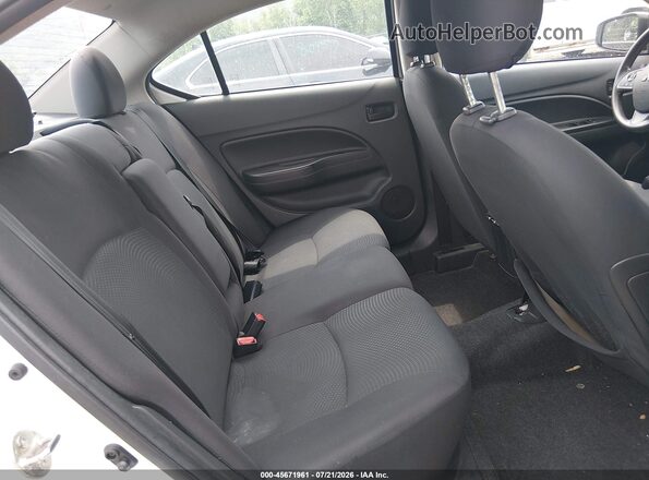 ML32F3FJ1JHF11346 2018 MITSUBISHI MIRAGE G4 White VIN კოდის სტიკერის ხედი