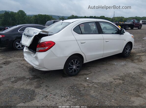 ML32F3FJ1JHF11346 2018 MITSUBISHI MIRAGE G4 White უკანა მარჯვენა