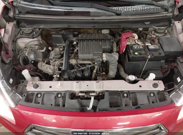 ML32F3FJ1KHF08254 2019 MITSUBISHI MIRAGE G4 Red Rear view