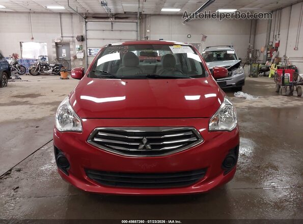 ML32F3FJ1KHF08254 2019 MITSUBISHI MIRAGE G4 Red Instrument cluster view