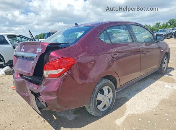ML32F3FJ1KHF12157 2019 MITSUBISHI MIRAGE Purple Trasero derecho