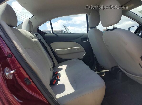 ML32F3FJ1KHF12157 2019 MITSUBISHI MIRAGE Purple Vista de los asientos traseros