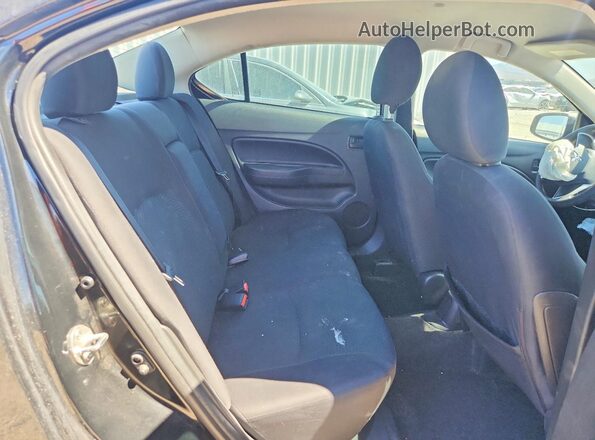 ML32F3FJ2HHF19529 2017 MITSUBISHI MIRAGE Black Rear interior view