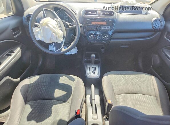ML32F3FJ2HHF19529 2017 MITSUBISHI MIRAGE Black Dashboard view