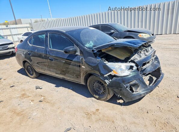 ML32F3FJ2HHF19529 2017 MITSUBISHI MIRAGE Black Front right