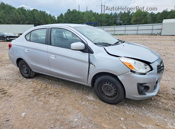 ML32F3FJ3HH001393 2017 MITSUBISHI MIRAGE Silver Przód prawy