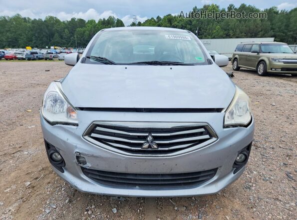 ML32F3FJ3HH001393 2017 MITSUBISHI MIRAGE Silver Widok z przodu